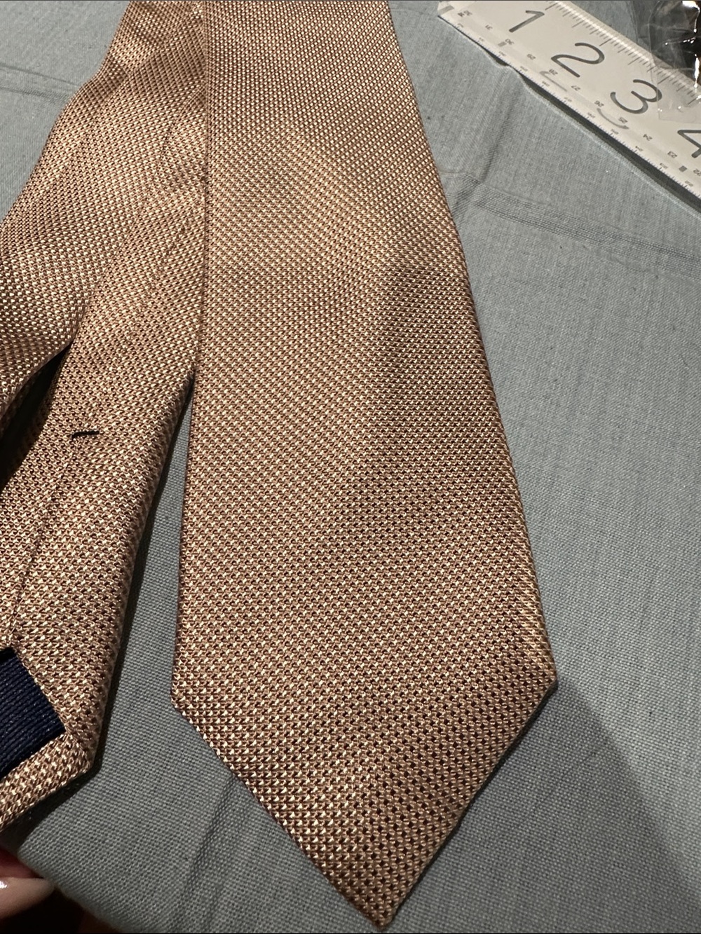 Michael Kors Men's Copper Textured Silk Tie